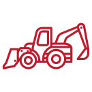 BACKHOE LOADER machinery category icon
