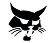 Bobcat brand logo icon